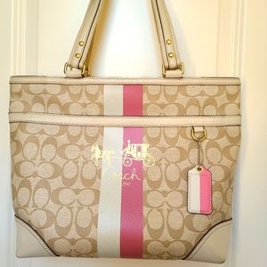 Coach Tote Purse w/ Matching Coin Purse